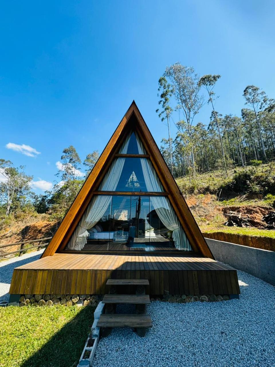Chale Amanhecer Serra Do Rio Do Rastro Lauro Muller Exteriör bild
