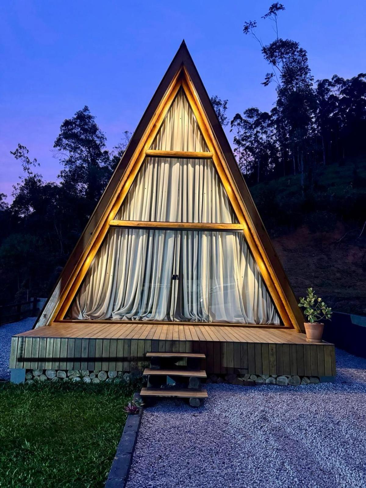 Chale Amanhecer Serra Do Rio Do Rastro Lauro Muller Exteriör bild